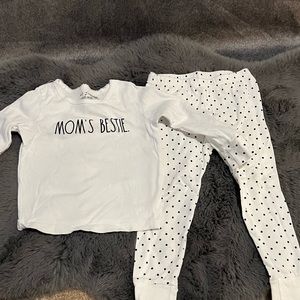 Rae Dunn Toddler 2-Piece Set